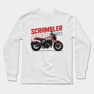 Ducati Scrambler 800 Icon - Red Long Sleeve T-Shirt